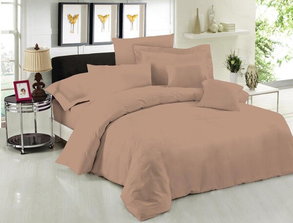 Μαξιλαροθήκες 50x70 Σετ 2 Τεμ. LeBlanc Polycotton Light Brown