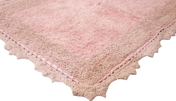 Πατάκι Μπάνιου 50x80 Με Crochet Δαντέλα Anna Riska Lace Blush Pink