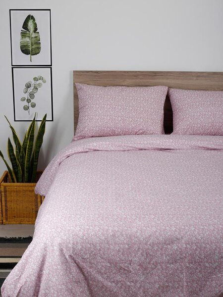 Σεντόνια Μονά 165x270 Σετ 3 Τεμ. Sunshine Home Cotton Feelings 920 Pink