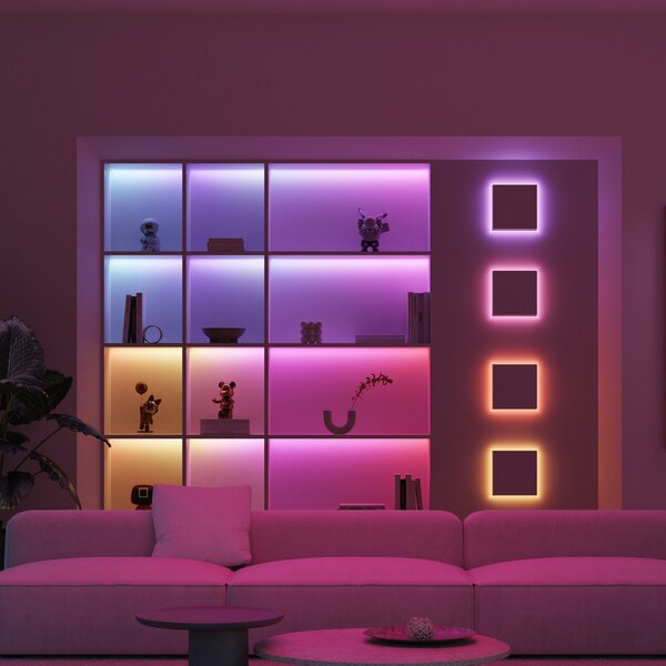 Calex Smart LED-Strip Striplight, μήκος 10 m, CCT, RGB, WLAN, ρυθμιζόμενος, Λευκό, Σαλόνι / τραπεζαρία, Πλαστικό, σύγχρονο