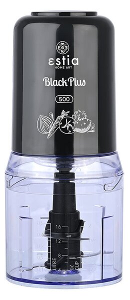 ΠΟΛΥΚΟΠΤΗΣ BLACKPLUS 400W ΜΕ ΠΛΑΣΤΙΚΟ ΔΟΧΕΙΟ 500ML ESTIA 06-15107