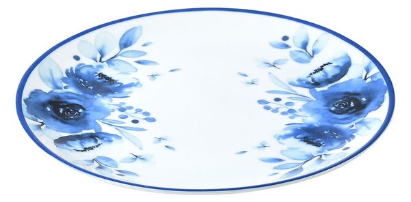 ΠΙΑΤΟ ΡΗΧΟ BLUE ROSE ΠΟΡΣΕΛΑΝΙΝΟ 27cm ESTIA 07-16098