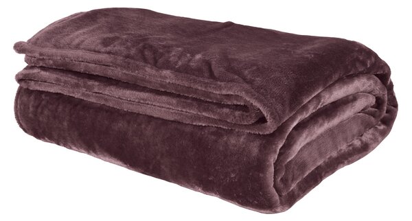 1347 ΚΟΥΒΕΡΤΑ VELOUR MONH 160x220 ΡΟΔΙ - DAS HOME