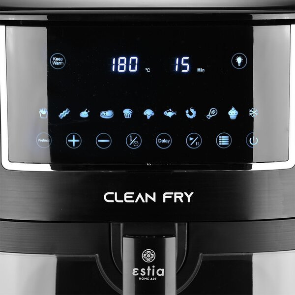 ΦΡΙΤΕΖΑ ΑΕΡΟΣ PURE FRY XL 1700w 9.1lt ME ΨΗΦΙΑΚΗ ΟΘΟΝΗ & 8 ΠΡΟΓΡΑΜΜΑΤΑ ΜΑΥΡΟ 06-20620