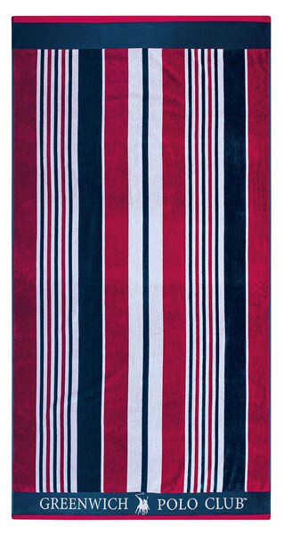 Πετσέτα Θαλάσσης (90x180) Greenwich Polo Club 3632 Red/Blue