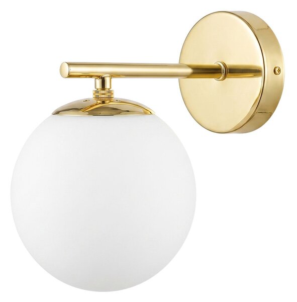 Επιτοίχιο φωτιστικό Glass Ball APP684-1W Gold