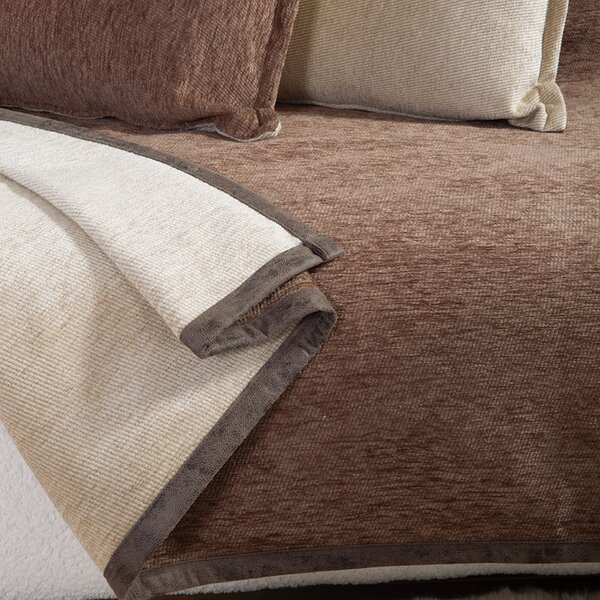 Ριχτάρι Πολυθρόνας 2 Όψεων (180x180) Nef-Nef Homeware Tanger 26 Brown/Ecru