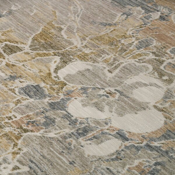 Χαλί (140x190) Βιοκαρπέτ Blossom 04116A Cream Gray