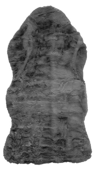 Χαλί Διαδρόμου Γούνινο (80x150) Polcarpet Rabbit Animal Shape D.Grey