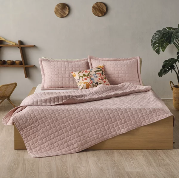 Κουβερλί Ημίδιπλο (180x240) Kentia Loft Vegas 14 Pink