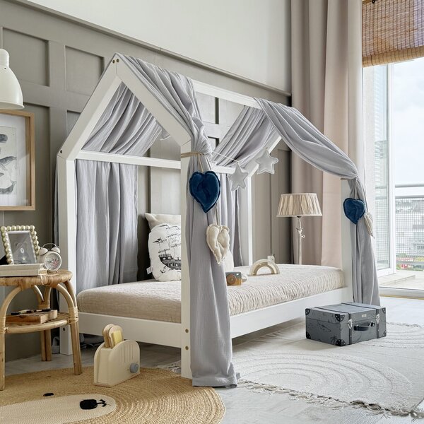 Κουρτίνα Οροφής Bianco Bed Grey Luletto