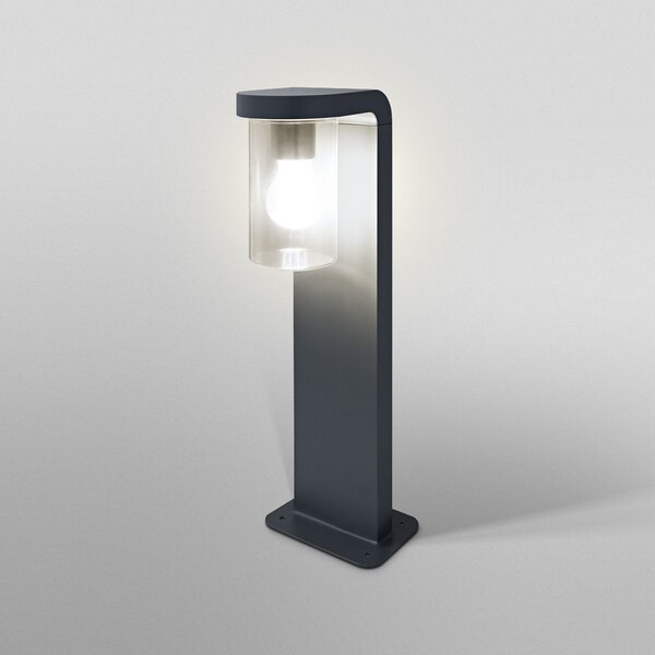 OSRAM Λάμπα δρόμου ENDURA CLASSIC CASCADE 50 cm σκούρο γκρι/διαφανές, ρυθμιζόμενος, Γκρι, Αλουμίνιο, σύγχρονο