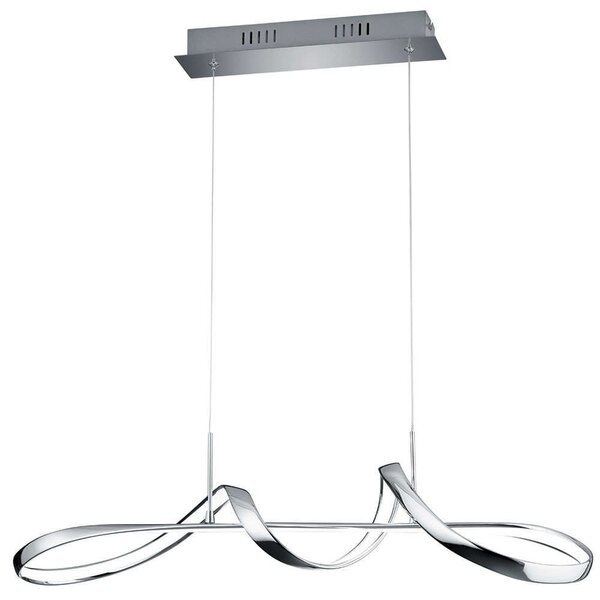 Φωτιστικό Οροφής - Ράγα Perugia R37091106 81x46x150cm Dim Led 4500Lm 37W Chrome RL Lighting