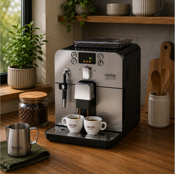 Καφετιέρα Espresso Gaggia Brera RI9305/11 με ισχύ 1400W και πίεση 15 bar