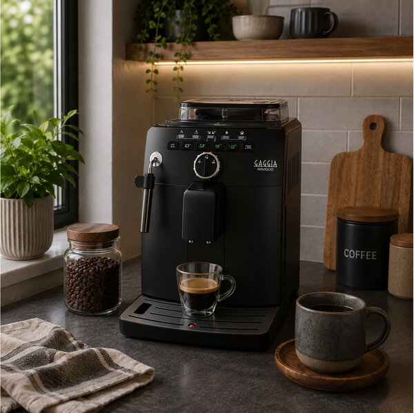 Καφετιέρα Espresso Gaggia Naviglio Black HD8749/01 με ισχύ 1850W και πίεση 15 bar