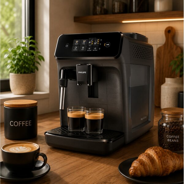 Καφετιέρα Espresso Philips Series 1200 EP1224/00 με ισχύ 1500W και πίεση 15 bar