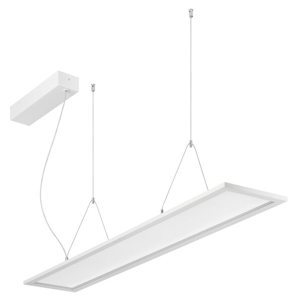 BRUMBERG Κρεμαστό φωτιστικό LED Adara 119,5 cm on/off 2CCT διαφανές, Λευκό, Μελέτη / Γραφείο, Αλουμίνιο