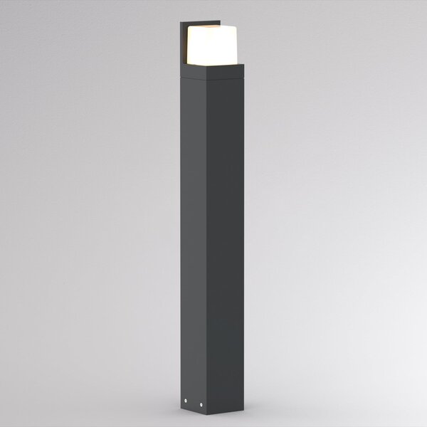 Molto Luce Φωτιστικό δρόμου LED FYNN-C, ύψος 85 cm, ανθρακί, CCT IP65 on/off, Μαύρο, Αλουμίνιο, σύγχρονο