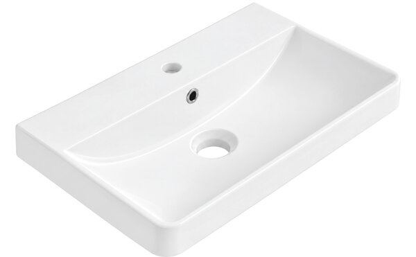 Mexen Dagna νεροχύτης εντοιχισμένος στον πάγκο 50 x 35 cm, λευκός - 21995100