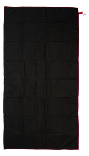 Πετσέτα Microfiber (80x160) Dimcol Quick Dry Black-Bordeaux