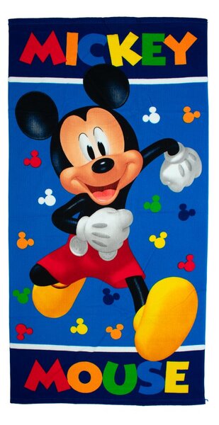 Παιδική Πετσέτα Θαλάσσης Microfiber (70x140) Dimcol Mickey 178 Dark Blue