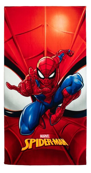 Παιδική Πετσέτα Θαλάσσης Microfiber (70x140) Dimcol Spider-Man 669 Red