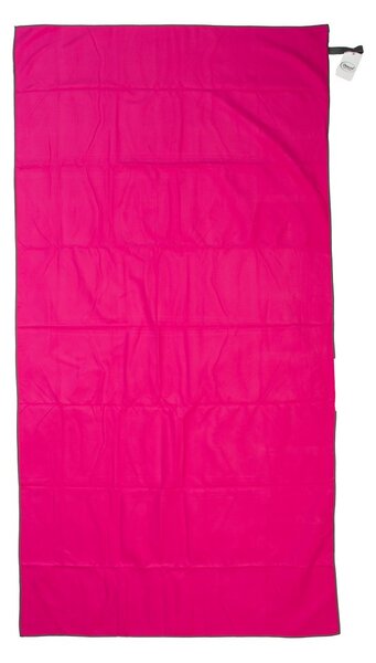 Πετσέτα Microfiber (80x160) Dimcol Quick Dry Fuchsia-Dark Grey