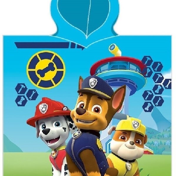 Παιδικό Πόντσο (50x100) Dimcol Paw Patrol 203 Sky Blue