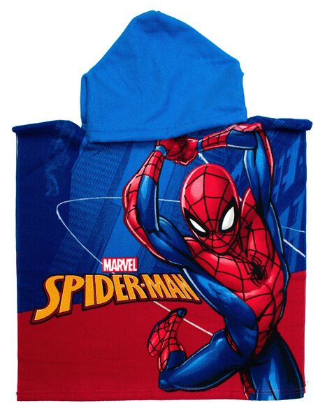Παιδικό Πόντσο (50x100) Dimcol Spider-Man 197 Blue
