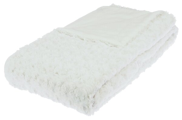 Γούνινη Κουβέρτα Καναπέ (120x160) A-S Boucle Ecru 131501A