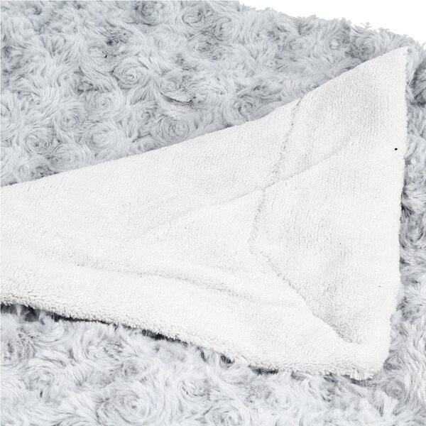 Γούνινη Κουβέρτα Καναπέ (120x160) A-S Boucle L.Grey 131501B