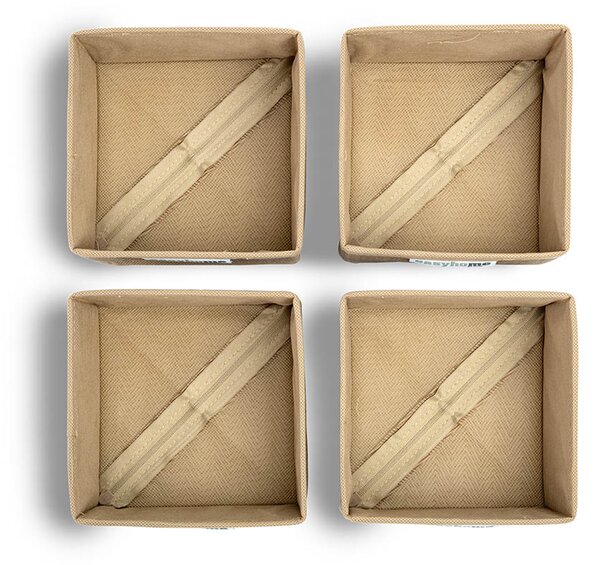 Κουτιά Αποθήκευσης (Σετ 4τμχ) Easy Home Non Woven