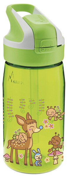 Παγούρι 450ml Με Καλαμάκι Laken Bambinos Πράσινο