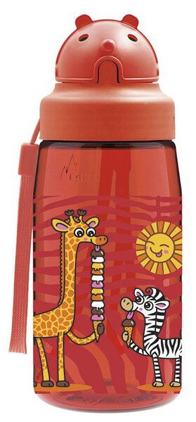 Παγούρι 450ml Με Καλαμάκι Laken Chupi Κόκκινο