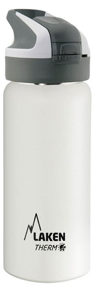 Παγούρι - Θερμός 500ml Με Καλαμάκι Laken Λευκό