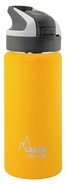 Παγούρι - Θερμός Με Καλαμάκι 500ml Laken Κίτρινο