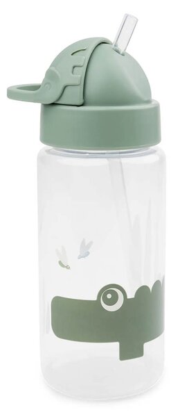 Παγούρι 350ml Με Καλαμάκι Done By Deer Croco Green BR76439