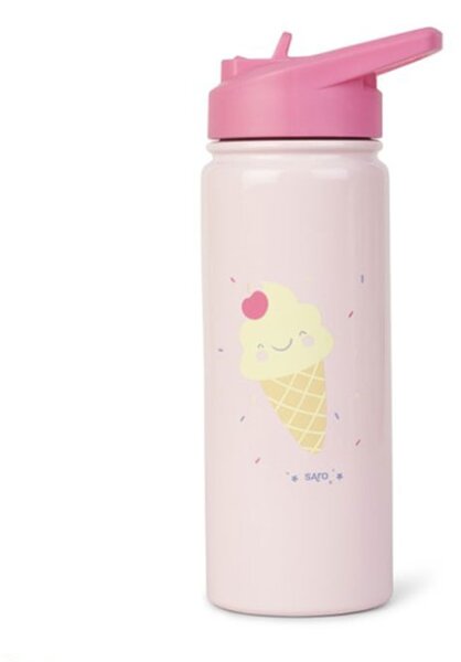 Παγούρι - Θερμός 500ml Με Καλαμάκι Saro Ice Cream 74556