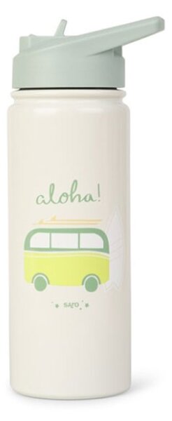 Παγούρι - Θερμός 500ml Με Καλαμάκι Saro Aloha 74559