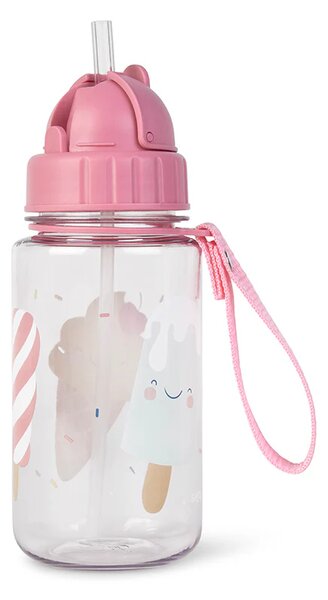 Παγούρι 400ml Με Καλαμάκι Saro Ice Creams 74006