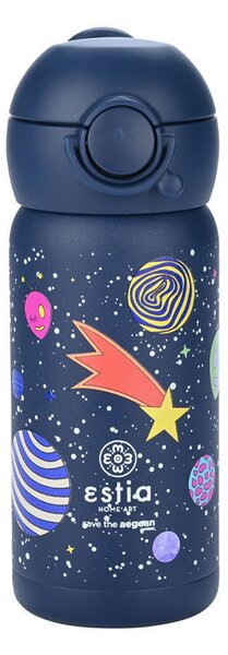Παγούρι - Θερμός 350ml Με Καλαμάκι Estia Save The Aegean Cosmic Voyagers 01-23478