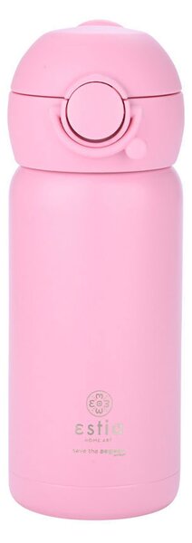 Παγούρι - Θερμός 350ml Με Καλαμάκι Estia Save The Aegean Candy Pink 01-23515