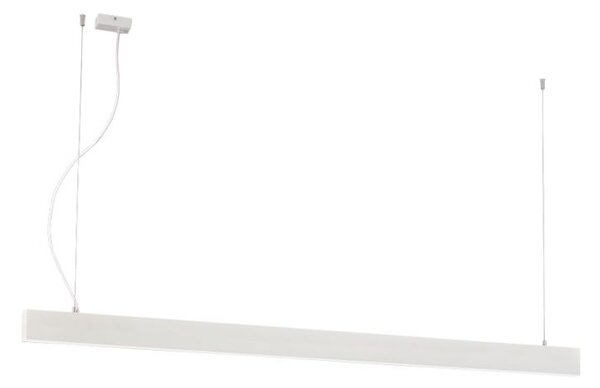 Γραμμικό Φωτιστικό Κρεμαστό Viokef Ciba 3916-00226-3-W-P-N L2260 3000K Λευκό