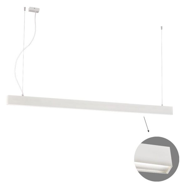 Γραμμικό Φωτιστικό Κρεμαστό Viokef Ciba 3916-00226-3-W-M-N L2260 3000K Λευκό
