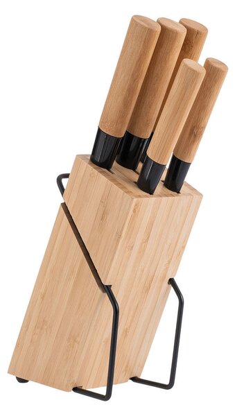 Μαχαίρια Bamboo Essentials Ανοξειδωτα Με Βάση Σετ 5 Τεμ. - Estia