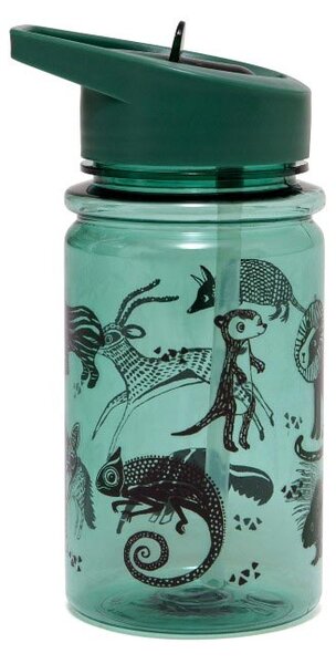 Παγούρι 400ml Με Καλαμάκι Petit Monkey Black Animals PTM-DB25