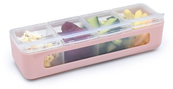 Φαγητοδοχείο Με Χωρίσματα Melii Pink MEL22400