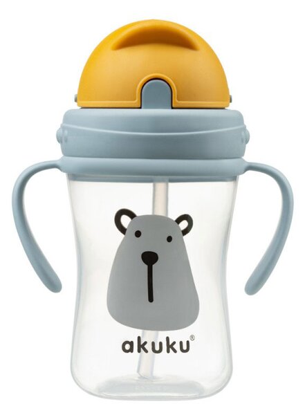 Παγούρι Με Καλαμάκι 300ml Akuku Bear