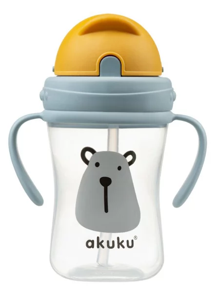 Παγούρι Με Καλαμάκι 300ml Akuku Bear