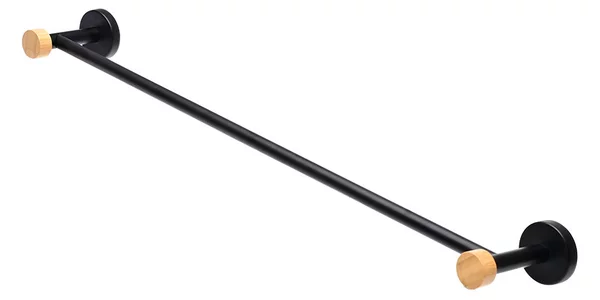 Κρεμάστρα Μπάνιου Για Πετσέτες (65.4x9x5.2) Estia Bamboo Essentials Black 02-14803